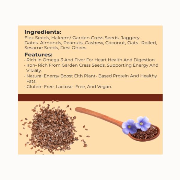 Flax Seeds Laddu Bites – 250g