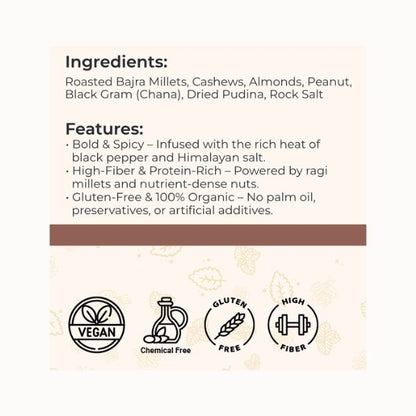 Ragi Kali Mirch & Himalayan Salt – 100g