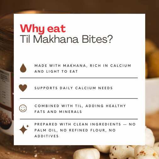 Til Makhana Laddu Bites – 250g